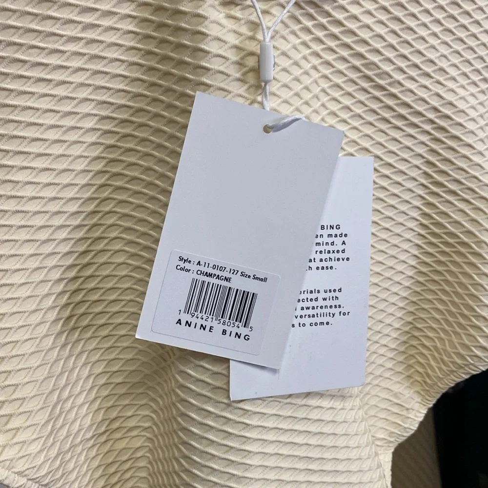 ANINE BING Jace One Piece In Color Cream - Picture 8 of 8